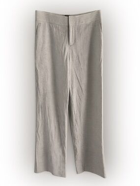 Club Monaco Lightweight Wool Blend Wide-Leg Grey Pants - Size 00